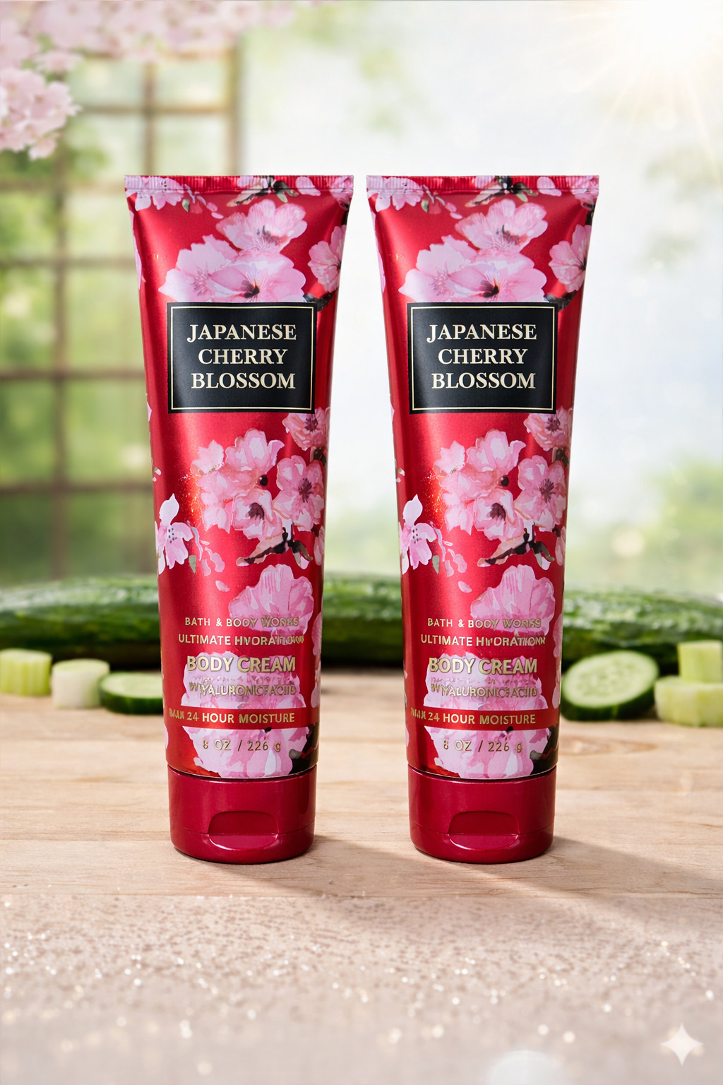 کرم بدن بس اند بادی ورکز مدل Japanese Cherry Blossom